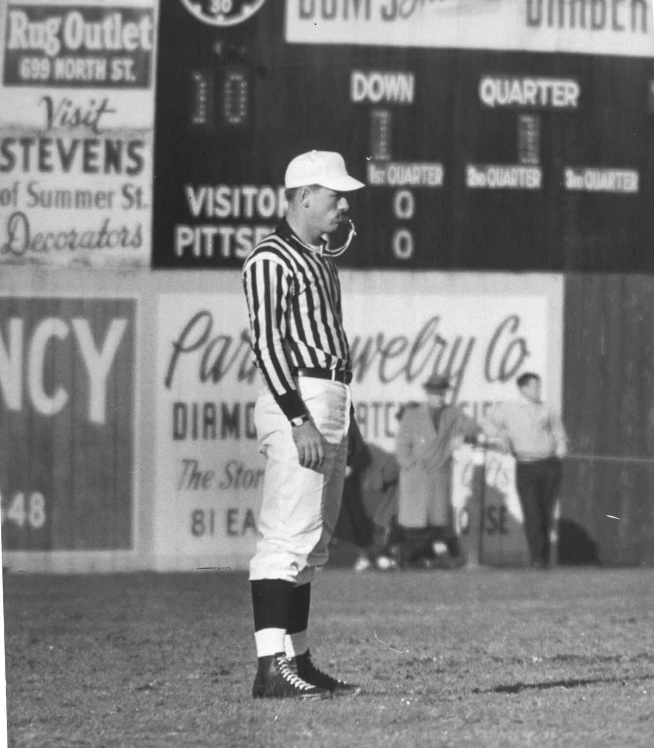 Umpire in field